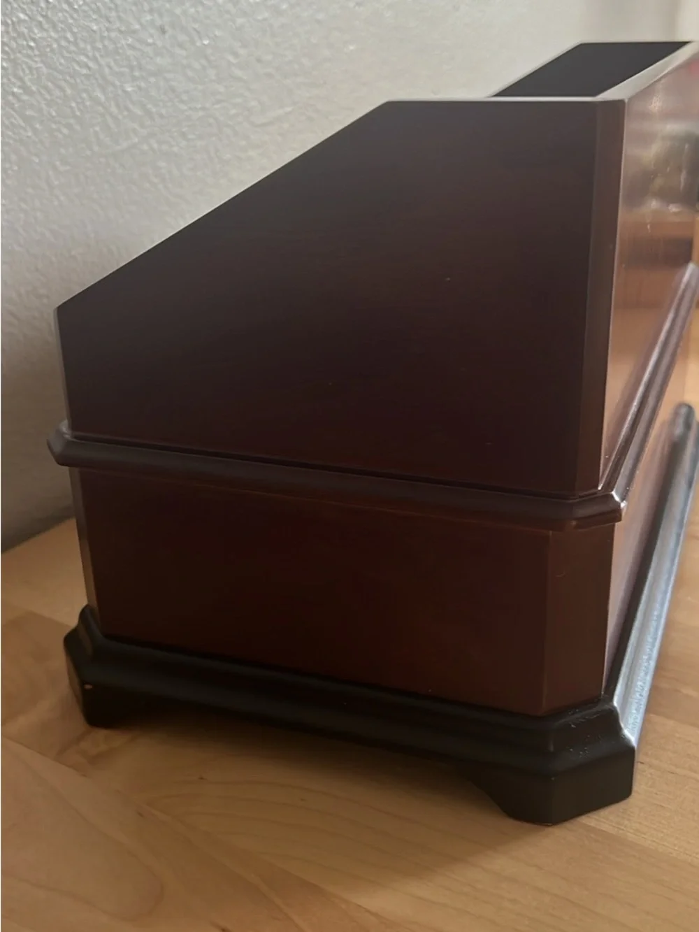 Bombay Co Vintage Wooden Desk Organizer Letter Holder 1 Drawer Stationary Box